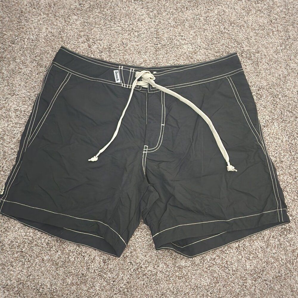 Bench Swim Trunks Short Mesh Lined Drawstring Swim Wear Logo NWT